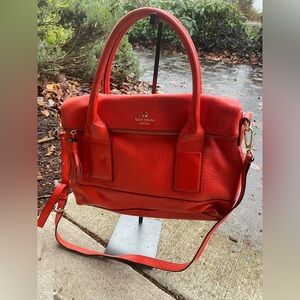 Kate Spade Vibrant Red Satchel